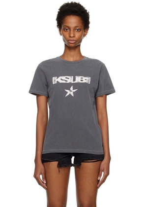 Ksubi Gray Sott Star Klassic T-Shirt