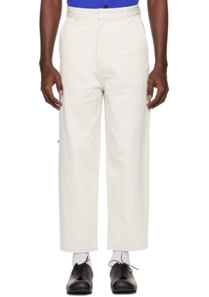 ADER error Beige Significant Patch Trousers