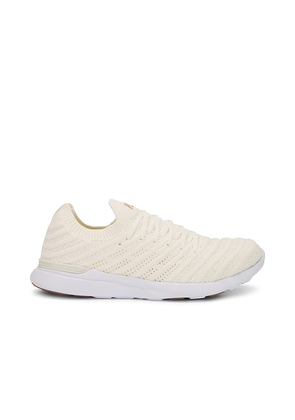 APL: Athletic Propulsion Labs TechLoom Wave Sneaker in Neutral. Size 6, 6.5, 7, 7.5, 8, 8.5, 9, 9.5.