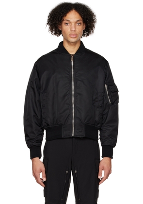 Givenchy Black Embroidered Bomber