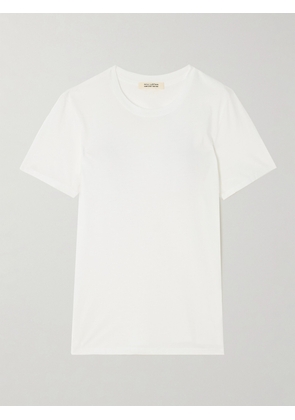 Nili Lotan - Mariela Cotton-jersey T-shirt - White - x small,small,medium,large,x large