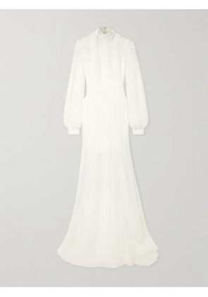 Costarellos - Theia Embroidered Tulle Gown - Off-white - FR36,FR38,FR40,FR42,FR44