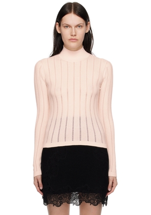 See by Chloé Pink High-Neck Blouse