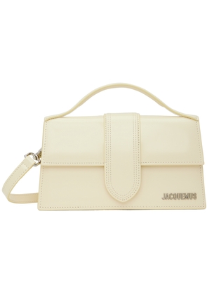JACQUEMUS Off-White Le Chouchou 'Le Grand Bambino' Bag