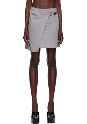 Miaou Gray Val Miniskirt
