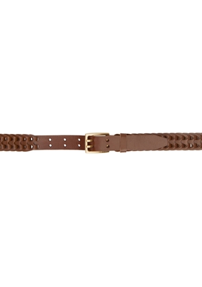 rag & bone Brown Mini Woven Belt