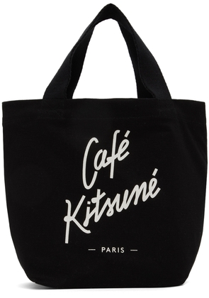 Maison Kitsuné Black Mini 'Café Kitsuné' Tote
