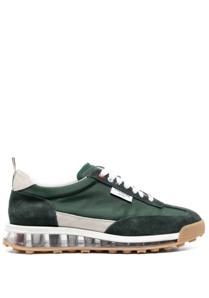 Thom Browne translucent-sole leather sneakers - Green
