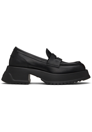 Marni Black Pinched Seam Loafers