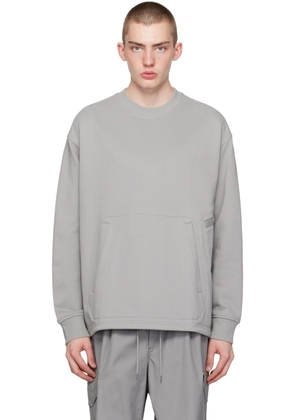Y-3 Gray Pocket Sweatshirt