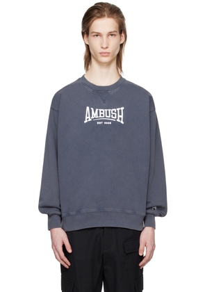AMBUSH Navy Embroidered Sweatshirt