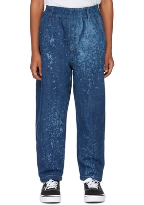 STRATEAS CARLUCCI SSENSE Exclusive Kids Blue Bleached Jeans