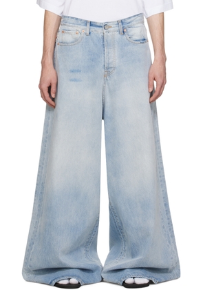 VETEMENTS Blue Big Shape Jeans