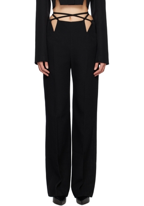 Dion Lee Black V-Wire Trousers