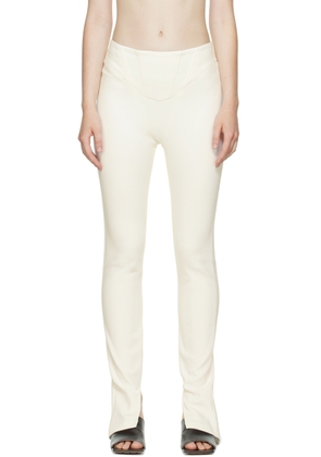 Dion Lee Off-White Double Arch Corset Trousers