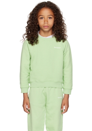 Sporty & Rich Kids Green 'Eat More Veggies!' Sweatshirt