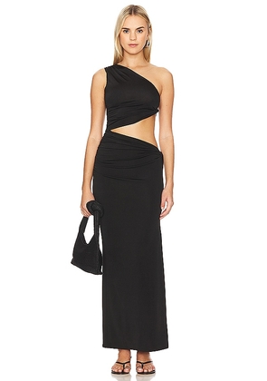 JADE SWIM Yana Dress in Black. Size L, S, XL, XS.