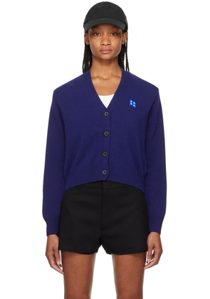 ADER error Navy Significant TRS Tag Cardigan