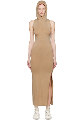 POST ARCHIVE FACTION (PAF) Brown 6.0 Right Midi Dress