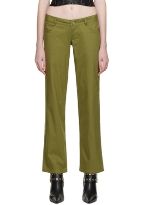 Miaou Green Atlas Trousers