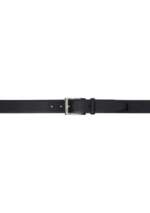 BOSS Black Leather Pin Buckle Belt