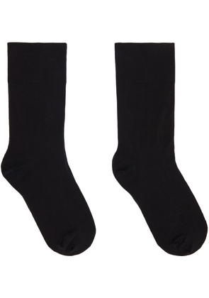 Wolford Black Velvet Socks