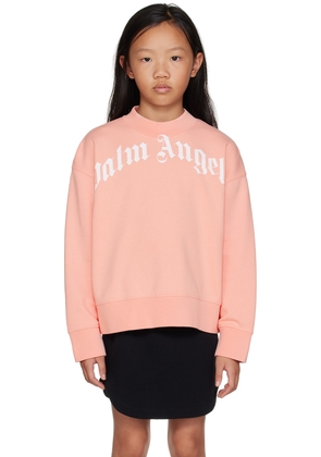 Palm Angels Kids Pink Printed Sweatshirt