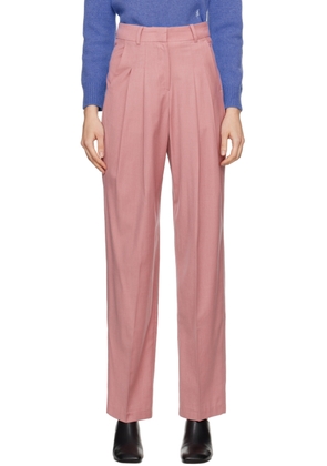 The Frankie Shop Pink Gelso Trousers