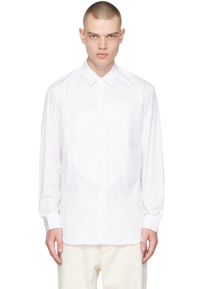 Comme des Garçons Shirt White Flower Shirt