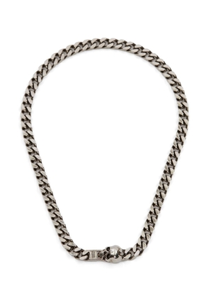 Alexander McQueen skull chain necklace - Silver