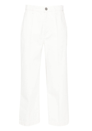Christian Wijnants Pelanac mid-rise cropped jeans - White
