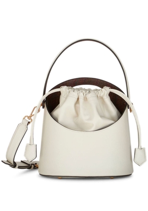 ETRO medium Saturno leather bucket bag - White