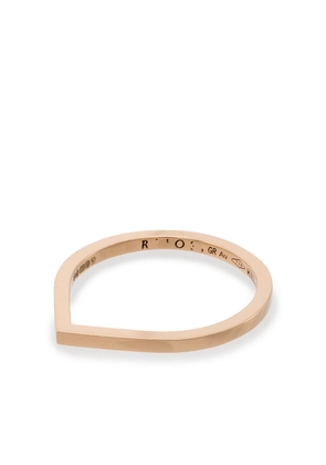 Repossi 18kt rose gold thin band ring - Pink