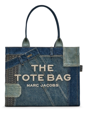 Marc Jacobs The Large Deconstructed Denim Tote bag - Blue