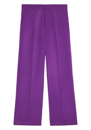 AMI Paris wide-leg tailored trousers - Purple