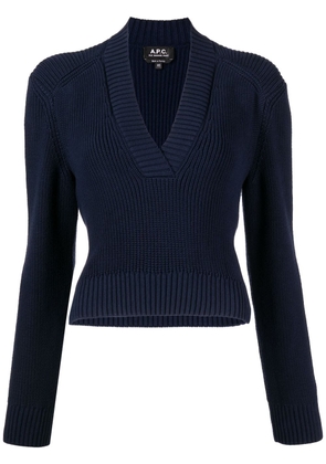 A.P.C. Harmony knitted jumper - Blue