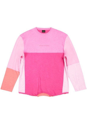 Balenciaga colour-block cotton T-shirt - Pink