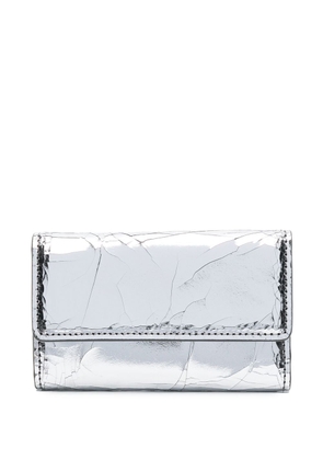 Maison Margiela Broken Mirror leather wallet - Silver