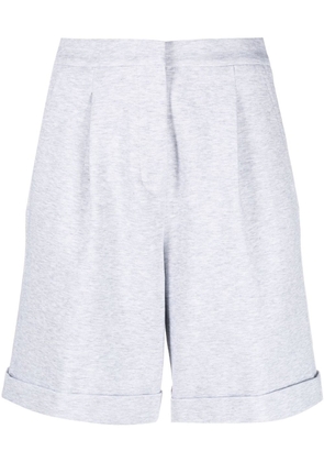 Peserico high-waisted short shorts - Grey