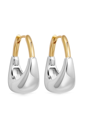 Astley Clarke 18kt recycled gold vermeil and sterling silver Aurora hoop earrings