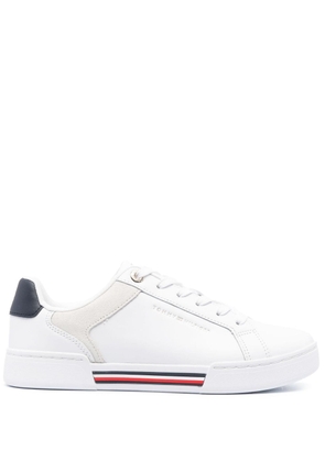 Tommy Hilfiger stripe-detail low-top sneakers - White