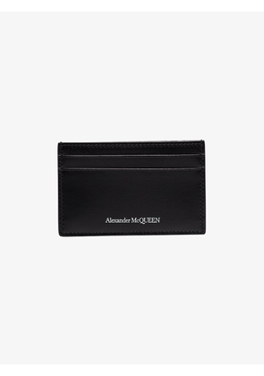 Alexander McQueen logo-embossed cardholder - Black