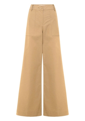 Anna Quan Sloane wide-leg trousers - Brown