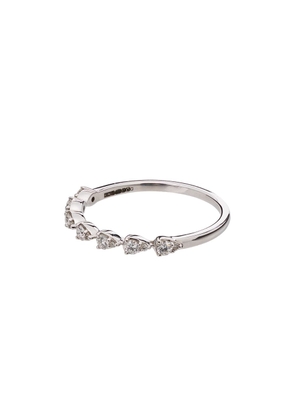 Dana Rebecca Designs 14kt white gold diamond teardrop ring - Silver