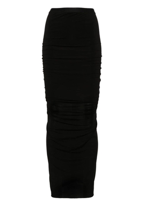 Rick Owens Shrimp asymmetric skirt - Black