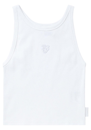 izzue ribbed-knit tank top - White