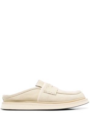 Premiata leather loafer slippers - Neutrals
