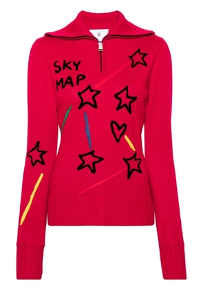 Rossignol Constellation merino wool jumper - Red