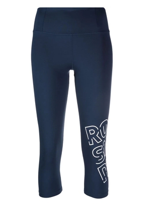 Rossignol 3/4 logo-print leggings - Blue