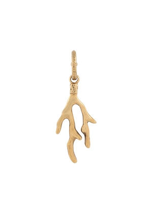 Goossens Talisman coral sculpted earring - Gold